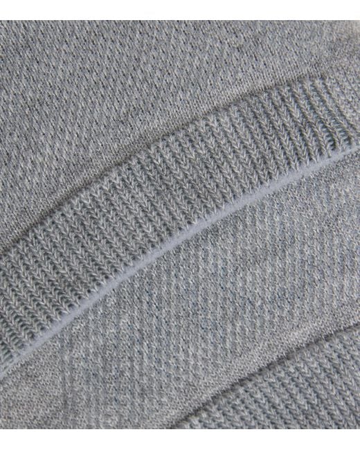 Falke Gray Cool Kick Invisible Socks for men