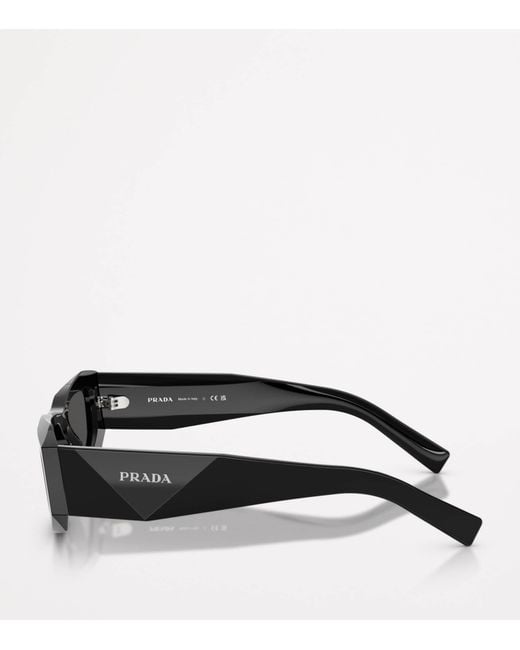 Prada Black Acetate Pr B19S Sunglasses for men