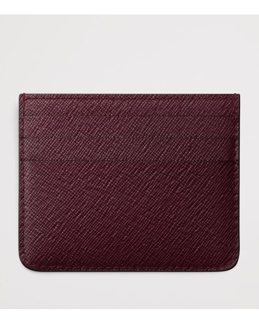 Cartier Purple Leather C De Card Holder