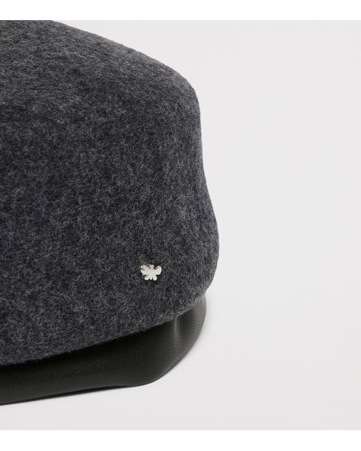 Weekend by Maxmara Black Wool Beret