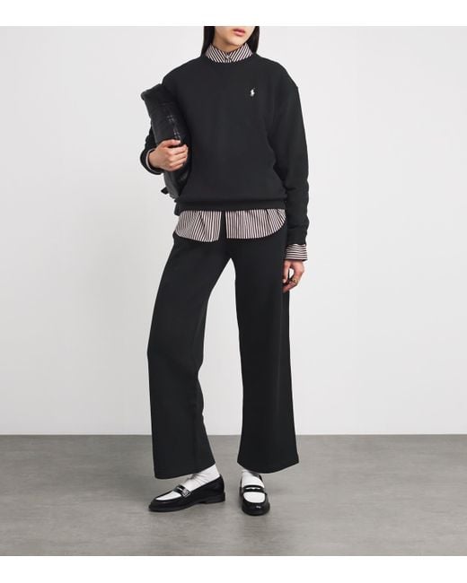 Polo Ralph Lauren Black Fleece Polo Pony Sweatshirt