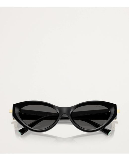 Tiffany & Co Black Acetate Cat-Eye Sunglasses