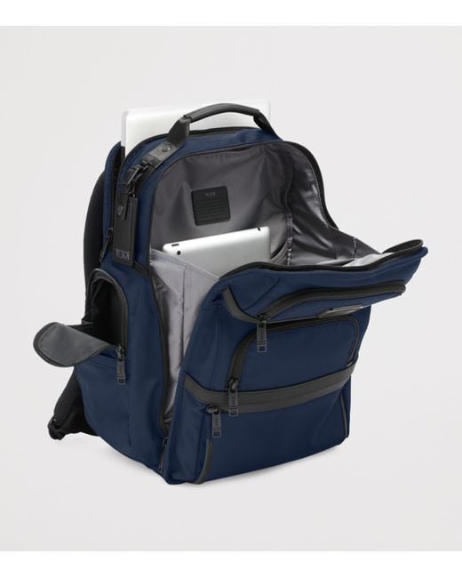 Tumi Blue Alpha 3 Brief Pack Backpack for men