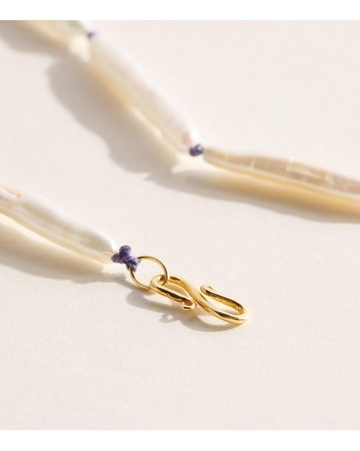 Hermina Athens Natural Beaded Pearl Necklace