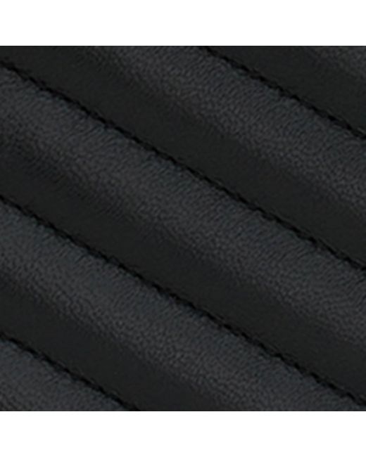 Saint Laurent Black Large Cassandre Matélasse Pouch