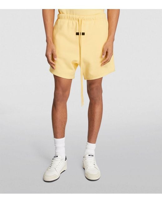 Fear Of God Yellow Cotton-blend Sweat Shorts for men