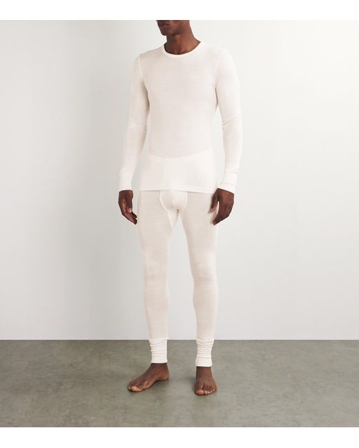 Hanro Natural Thermal Long Johns for men
