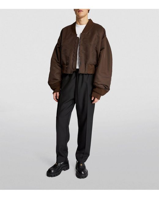 Bomber cropped hot sale