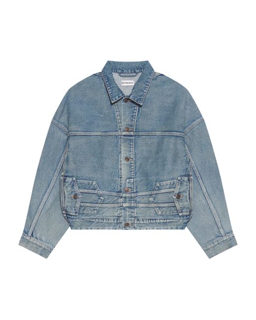 Balenciaga Blue Upside-Down Jacket