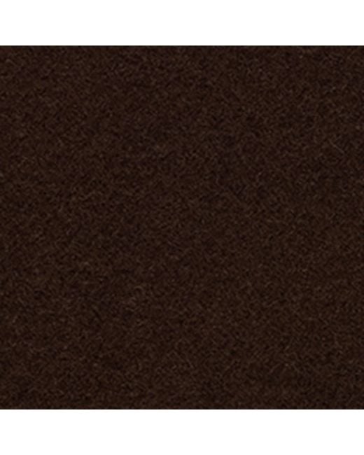 Max Mara Black Wool Fringed Logo Scarf