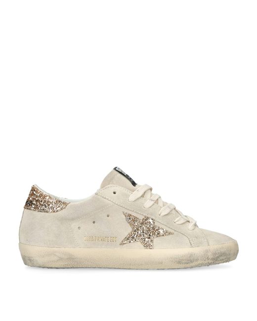 Golden Goose Deluxe Brand Natural Suede Super-Star Sneakers