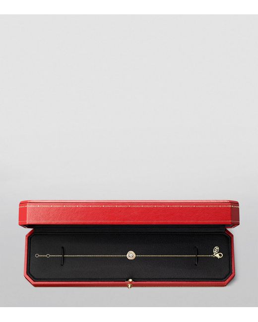 Cartier Metallic Mixed And Diamond Trinity Bracelet