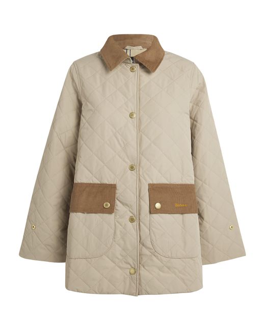 Barbour Natural Quilted Corinne Jacket