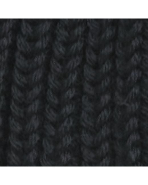 C P Company Black Wool Goggle Beanie for men