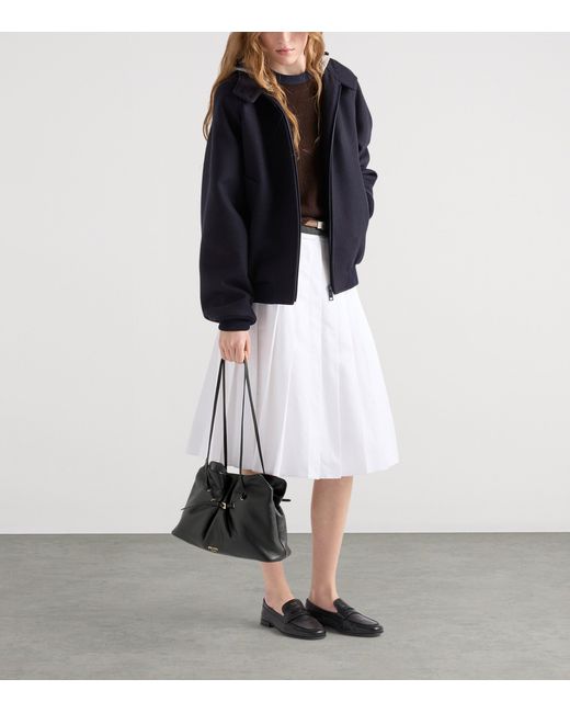 Prada Black Large Nappa Leather Dada Shoulder Bag