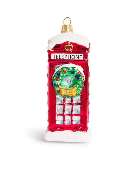 Harrods Red Telephone Booth Tree Decoration