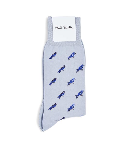 Paul Smith Blue Bird Socks for men