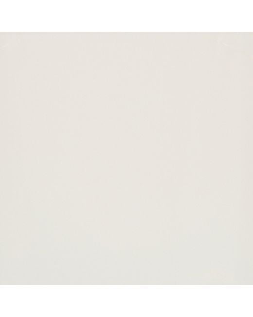 Marina Rinaldi White Silk Top