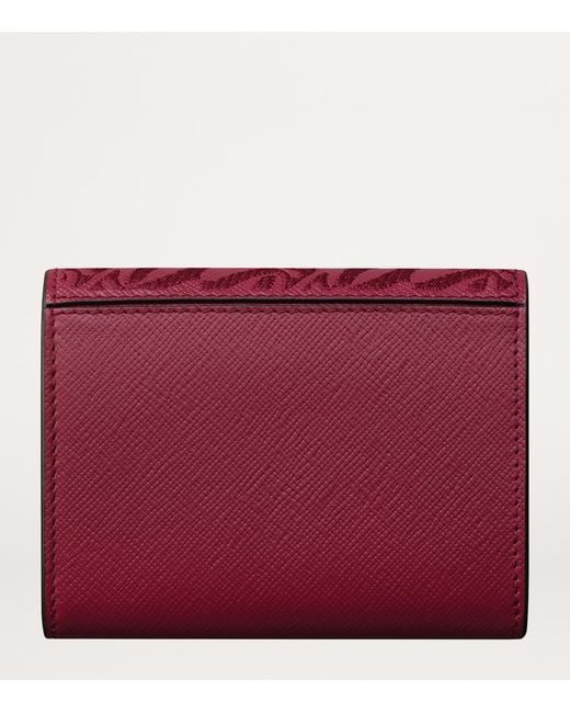 Cartier Red Mini Leather C De Wallet