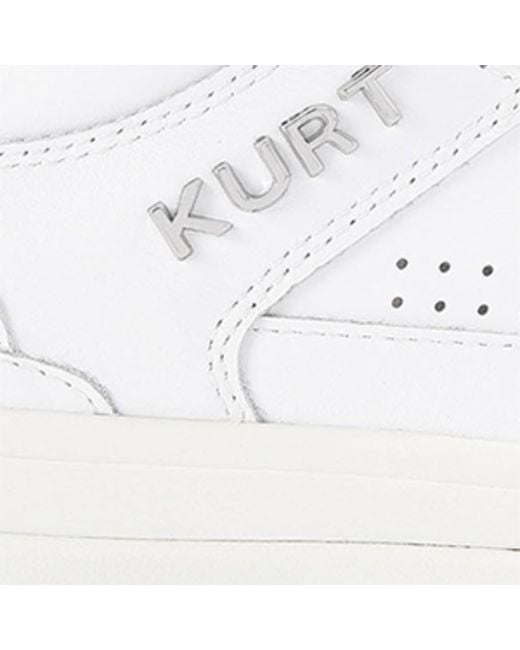Kurt Geiger White Leather Hatton Sneakers