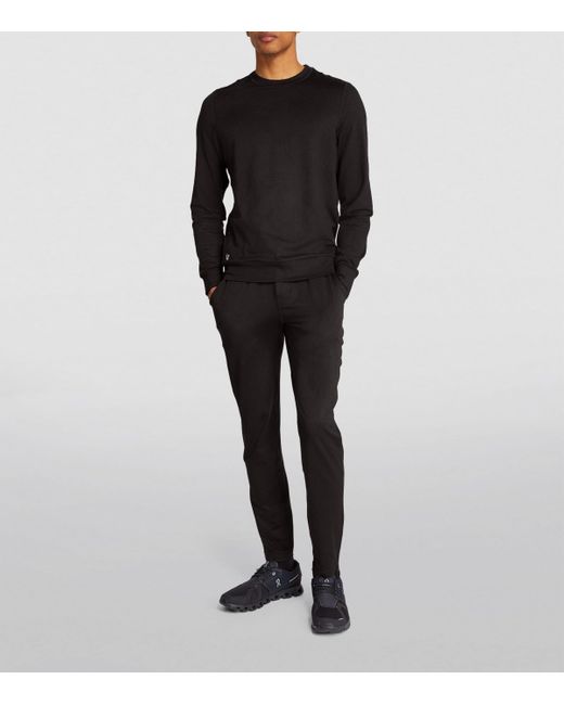 vuori Black Ponto Performance Sweatpants for men