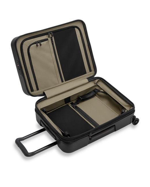 Briggs & Riley Black Zdx Hard Expandable Spinner Suitcase
