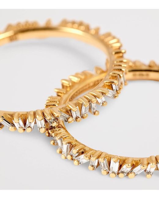Suzanne Kalan Metallic And Diamond Tech Ring Jackets