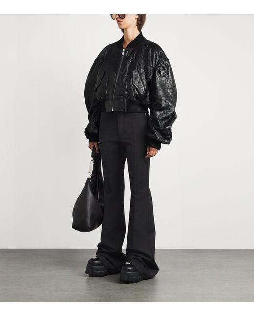 Rick Owens Black Bolan Bootcut Jeans