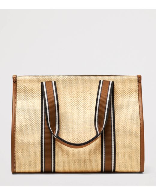 Aspinal Natural Raffia Henley Tote Bag