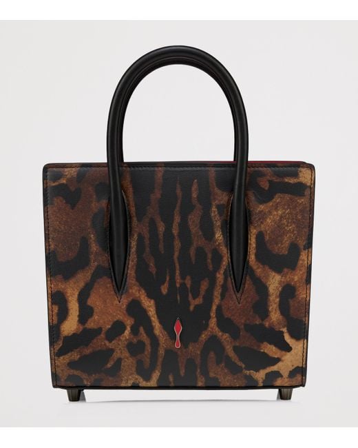 Christian Louboutin Black Mini Paloma Leather Top-Handle Bag