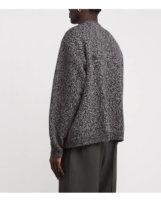 Studio Nicholson Gray Lambswool Hemyl Sweater for men