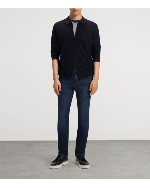Boss Blue Performance Slim Fit Jeans for men