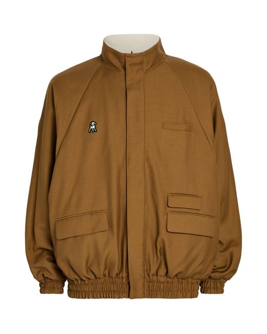 Undercover Mohair-wool Reversible Jacket in Brown for Men | Lyst