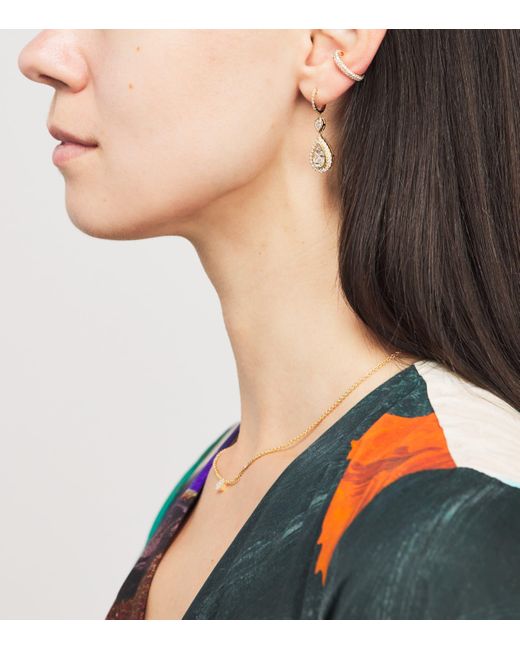 SHAY Metallic And Diamond Boho Jumbo Single Ear Cuff