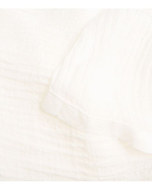 Eskandar White Linen-Blend Jacket