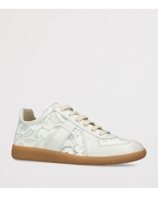 Maison Margiela White Lace Replica Sneakers