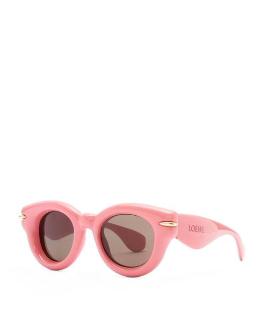 Loewe Pink Inflated Round Sunglasses
