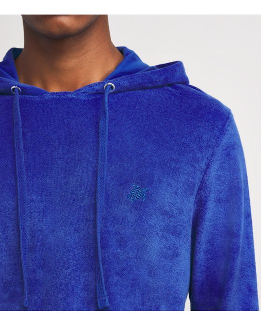 Vilebrequin Blue Terry Cotton Therapy Hoodie for men