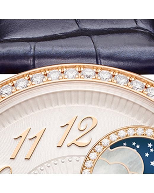 Vacheron Constantin Blue And Diamond Égérie Moon Phase Watch