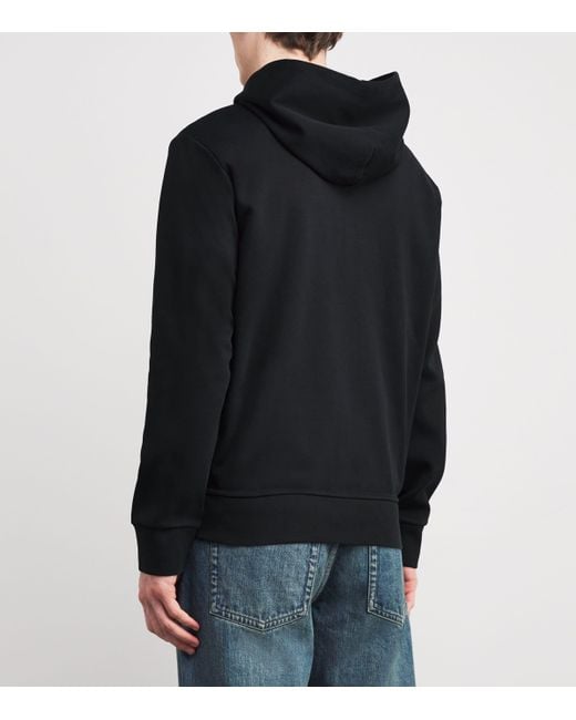 Polo Ralph Lauren Black Polo Pony Zip-Up Hoodie for men