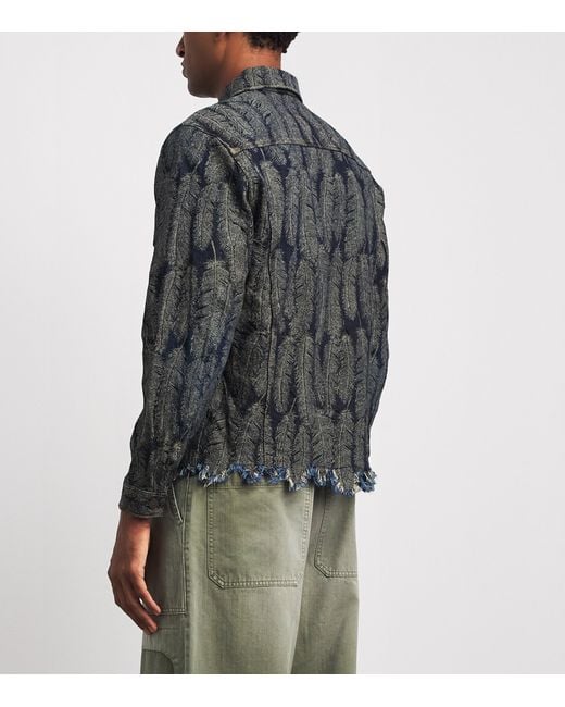 Kapital Gray Magpie Denim Jacket for men