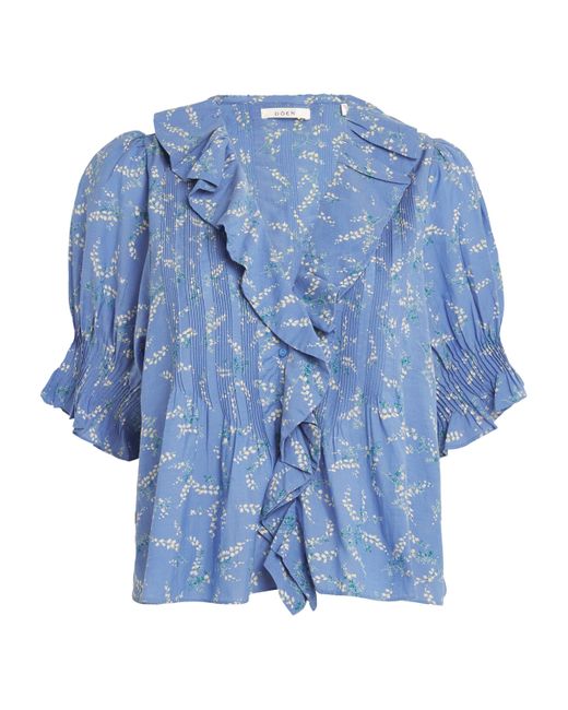 Doen Bluebell Ballad Ruffled Henri Blouse