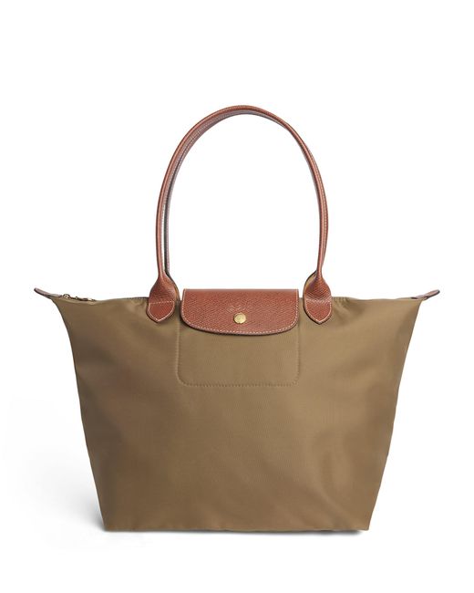 Longchamp Brown Large Le Pliage Original Tote Bag