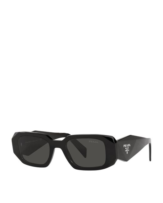 Prada Black Rectangular Sunglasses