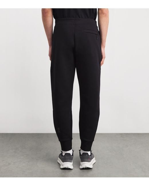 On Shoes Black Focus Tech Sweatpants for men