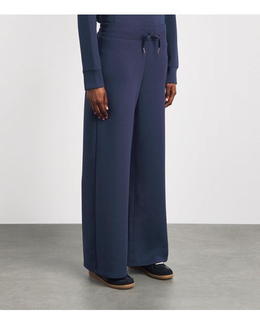Spanx Blue Airessentials Wide-Leg Sweatpants