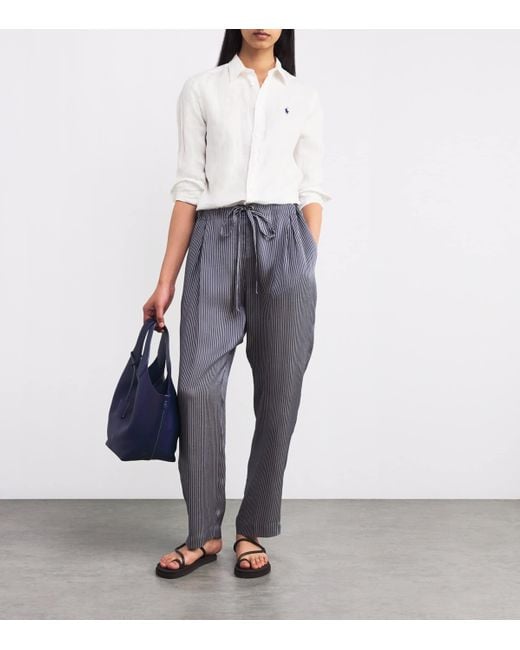 Polo Ralph Lauren White Linen Classic Shirt