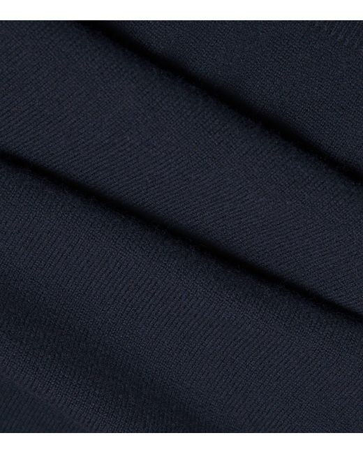 Colombo Blue Kid Cashmere Sweater for men