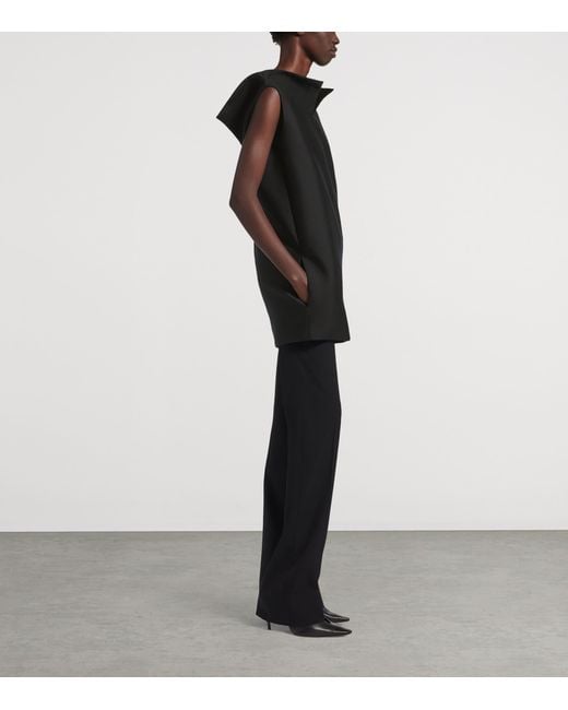 Balenciaga Black Vareuse Mini Dress