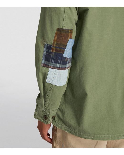 Polo Ralph Lauren Green Cotton Ripstop Overshirt for men